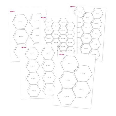 hexagon template quilting