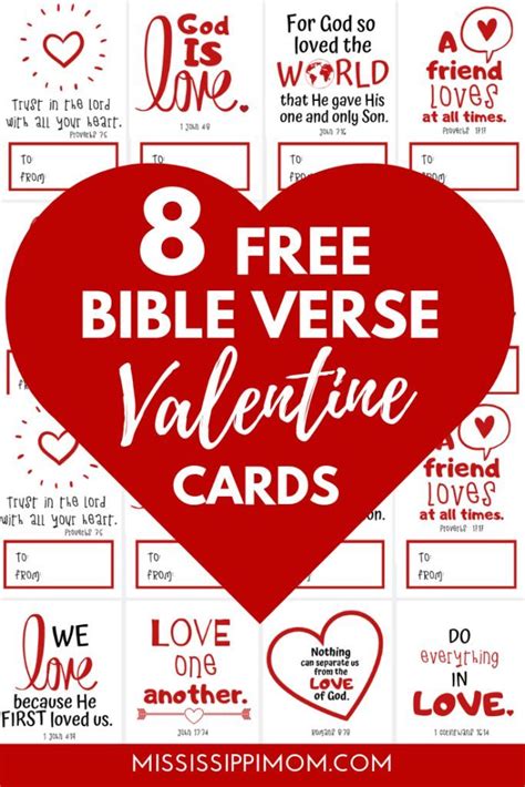 spread love   printable bible verse valentines cards