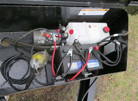 hydraulic dump trailer wiring