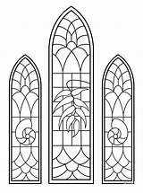 Vitrais Igreja Colorir Imprimir Tudodesenhos sketch template
