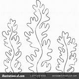 Seaweed Coloring Pages Algae Weed Clipart Sea Drawing Red Illustration Ocean Template Color Printable Birijus Alex Awesome Kelp Templates Line sketch template