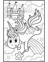 Unicorn Coloring Uni Crayola Creatures Pages Print sketch template