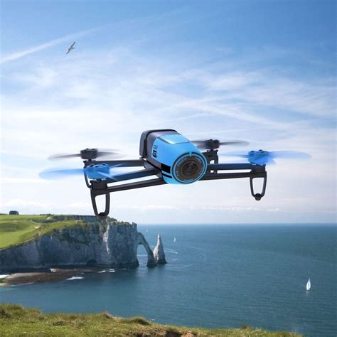 parrot bebop quadcopter drone  mp p hd camera red blue ebay