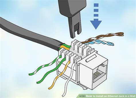 install  ethernet jack   wall  pictures