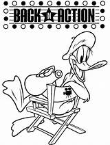 Daffy Duck Coloring Pages Looney Tunes Bugs Bunny Cartoons Action Spot Printable Sylvester Tweety Re They Parentune sketch template