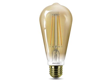 philips ampoule led edison    dimmable hubo
