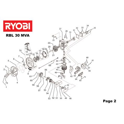 Buy A Ryobi Rbl30mva Spare Part Or Replacement Part For Your 30cc