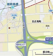 Image result for 福井市玄正島町. Size: 177 x 185. Source: www.mapion.co.jp