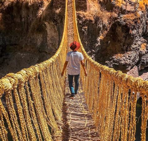 puente qeshuachaca descubre el ultimo puente  del mundo en cusco