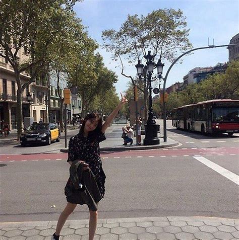 Snsd Yoona Shares Beautiful Selfie Of Herself From Spain Koreaboo