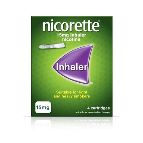 nicorette inhaler mg  cartridges