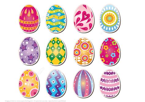 paper easter eggs printable large  printable easter egg coloring