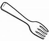 Fork Coloring Kitchenware Spoon Knife Printable Another Other sketch template