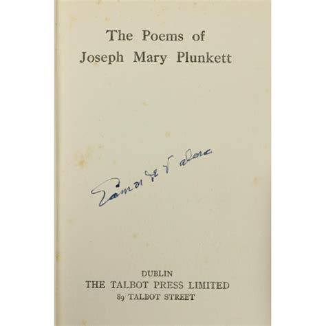 signed  devplunkett  poems  joseph mary plunkett vo dublin