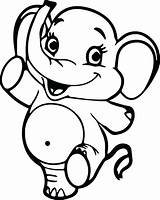 Elephant Coloring Cartoon Pages Baby Cute Drawing Girl Colouring Republican Print Elephants Getdrawings Kids Getcolorings Color Colori Outline Colorings Printable sketch template