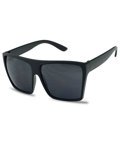 extra large square retro flat top oversized aviator sunglasses matte