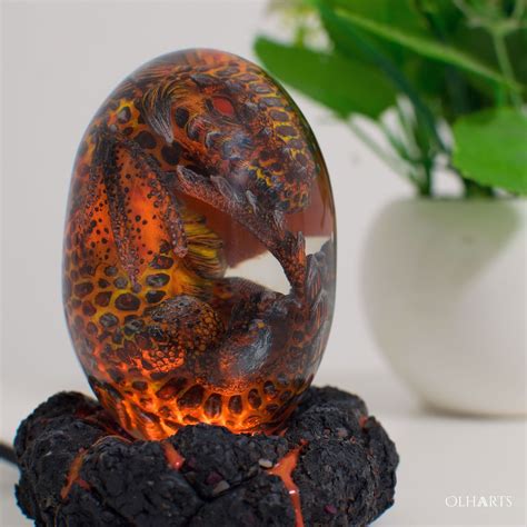 baby dragon egg sculpture art objects art collectibles etnacompe