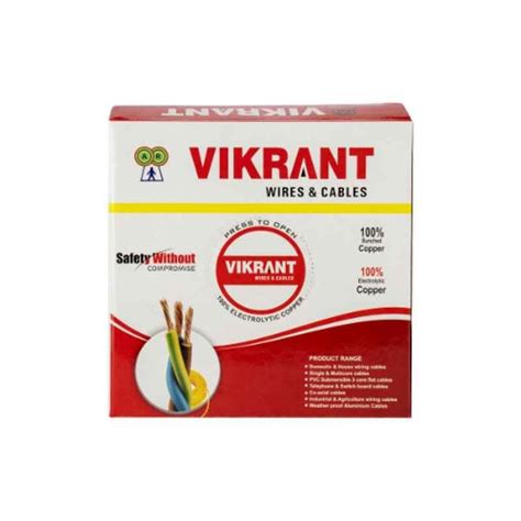 buy vikrant mm pvc  fr blue multi strand house wiring cable   price