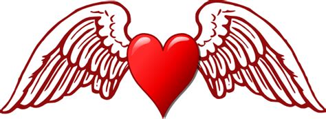 heart  wings clip art  clkercom vector clip art  royalty