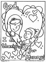 Coloring God Pages Thank Getdrawings Mom sketch template