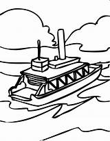 Ferry Boat Clipart Coloring Pages Ship Transportation Drawing Line Paddle Handipoints Cliparts Clip Color Vehicles Row Print Getdrawings Boats Clipartmag sketch template
