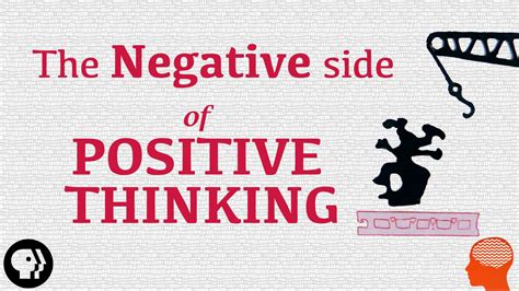 positive thinking    helpful   side effects