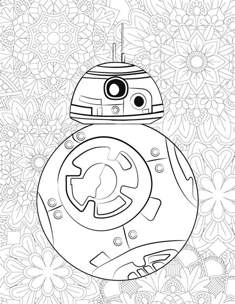star wars printable coloring pages bb