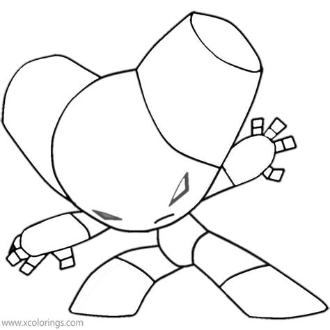 robotboy coloring pages easy  kids xcoloringscom