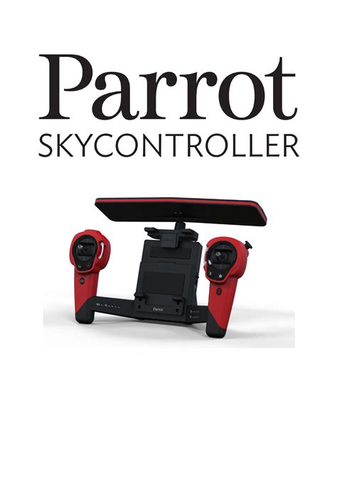 parrot skycontroller user manual  pages