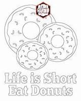 Donut sketch template