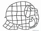 Elmer Elmar Elefant Perdu Ses éléphant Ausmalbild Elephants sketch template