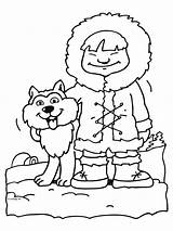 Eskimo Kleurplaten Kleurplaat Hond Huski sketch template