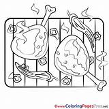 Coloring Sheets Grill Printable Sheet Title sketch template