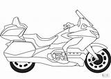 Goldwing sketch template