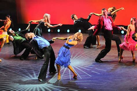 Tv Favorites Hit The Stage Dancing For Ballroom