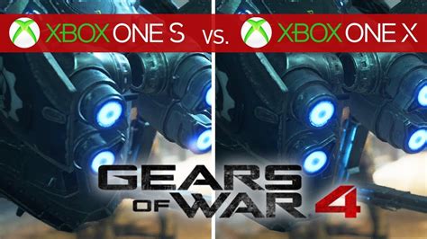 Gears Of War 4 Comparison Xbox One X 4k Vs 1080p Youtube