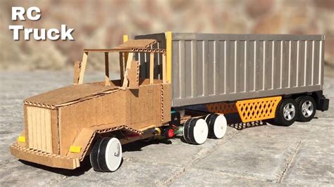 amazing rc truck  home   cardboard youtube