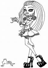 Monster High Coloring Frankie Pages Stein Ausmalbilder Malvorlagen Youngs Brenda Via Christmas Zum sketch template