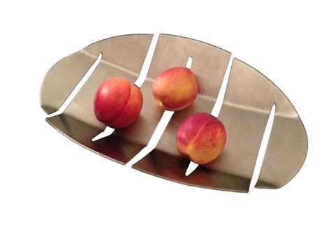 metal fruit bowl    stainless steel   corrosive high gloss metal  unique