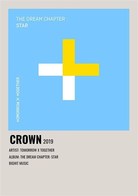 crown txt song polaroid poster songs txt album