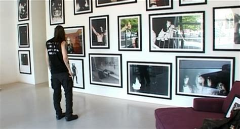 Fenriz Watching Art Of Exhibing Artist Bjarne Melgaard