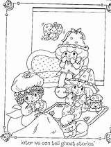 Slumber Coloring Pages Party Strawberry Shortcake Sleepover Cool Comcast sketch template
