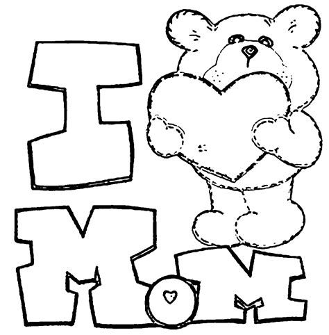 pages    love  mommy  daddy coloring pages