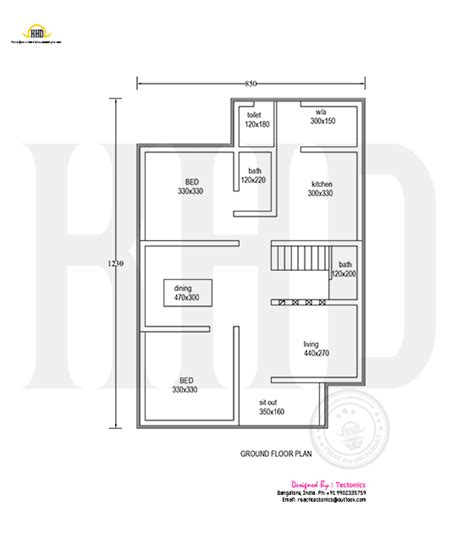 bedroom house   floor plan kerala home design  floor plans  dream houses