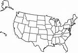 Coloring States Map United Popular sketch template