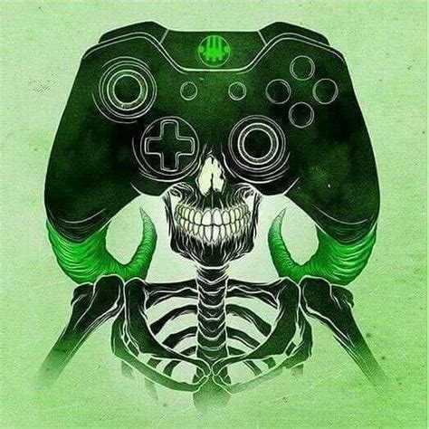 pin  charles schultz  skulls gaming wallpapers xbox logo game art