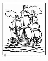 Pages Coloring Pirate Ship Google Printable sketch template