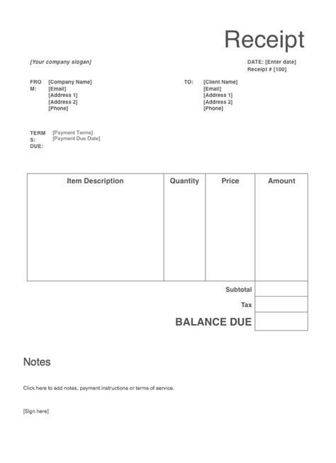 contoh invoice simple
