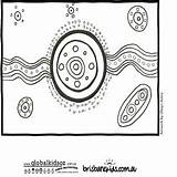 Aboriginal Circle Brisbanekids sketch template