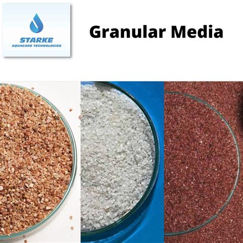 granular media filtration process water filtration media